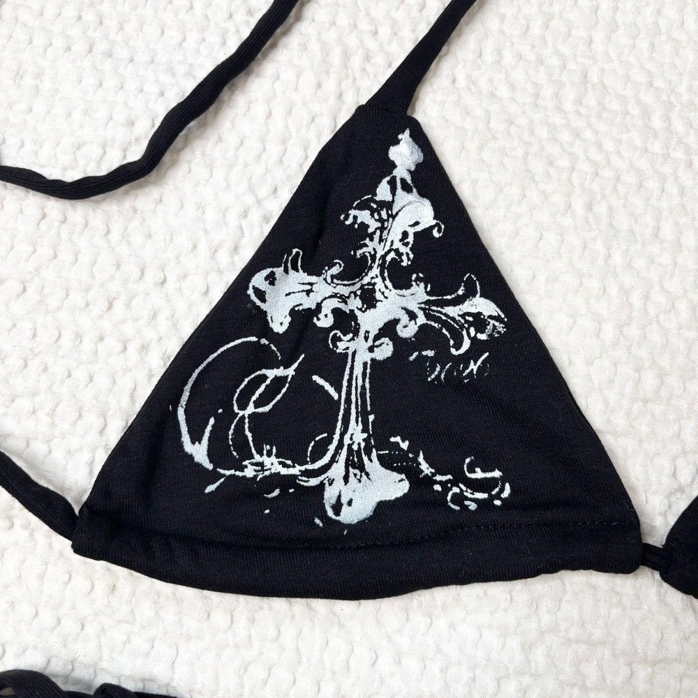 handmade grungy bikini set - Picture 2 of 6